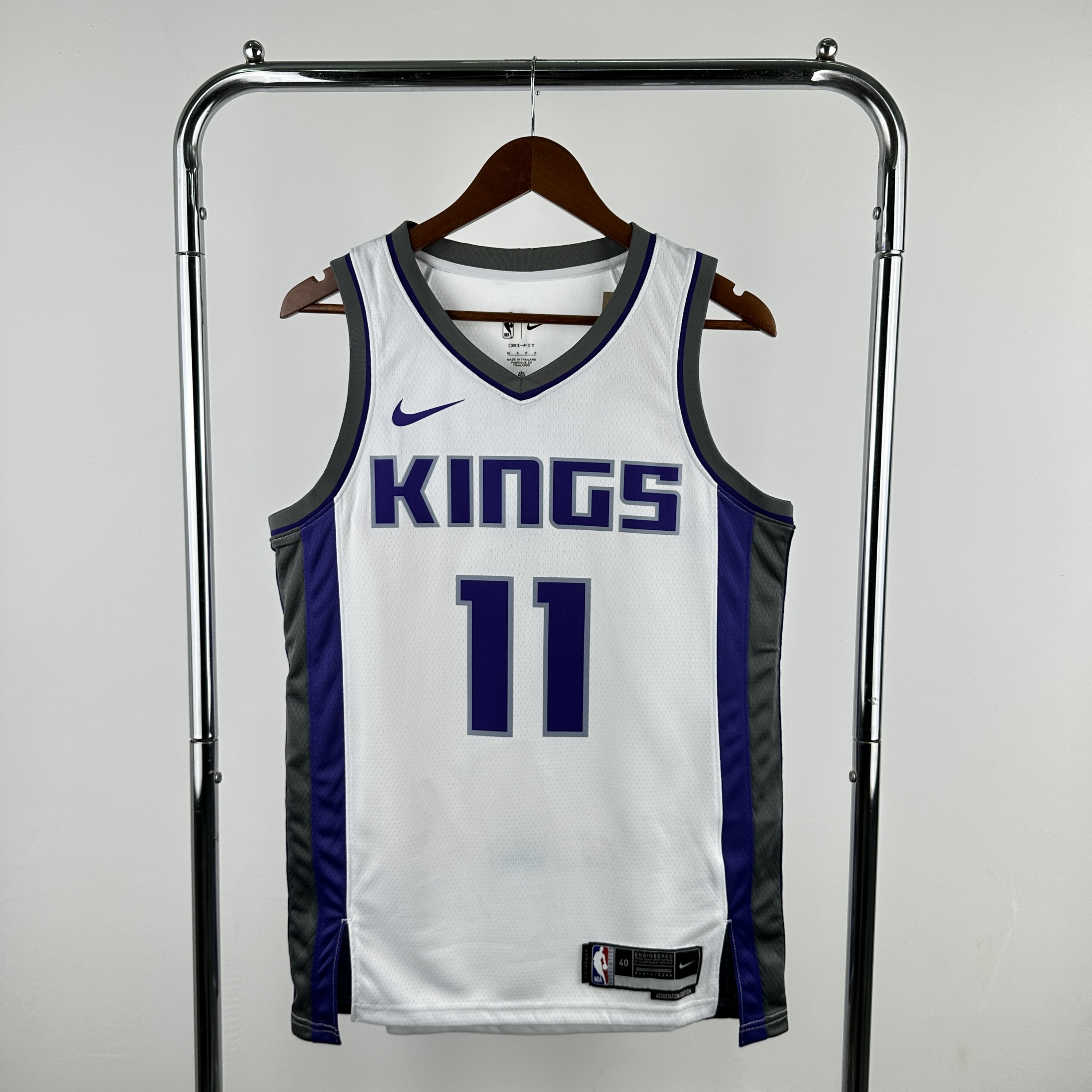 Men Sacramento Kings #11 Sabonis White Season Nike 2024 NBA Jersey style 1->sacramento kings->NBA Jersey